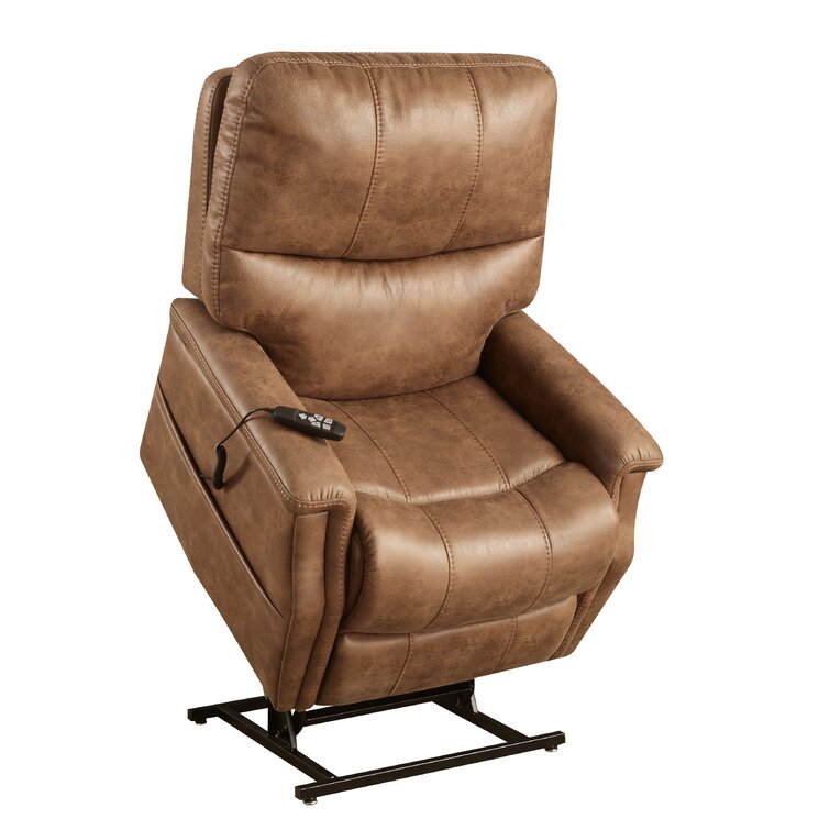 Flanigan Faux Leather Lift Assist Power Recliner